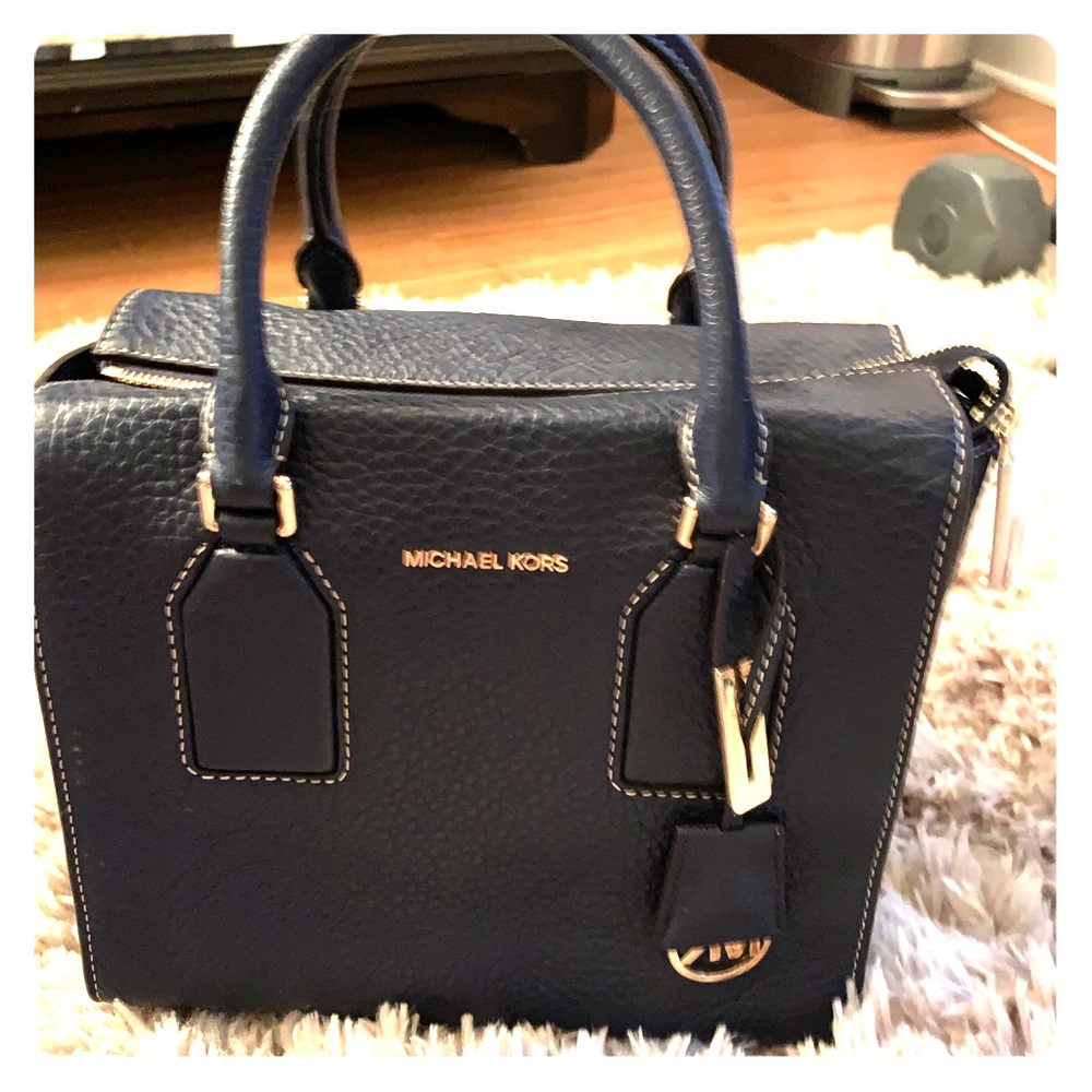 Michael Kors Navy Blue Purse